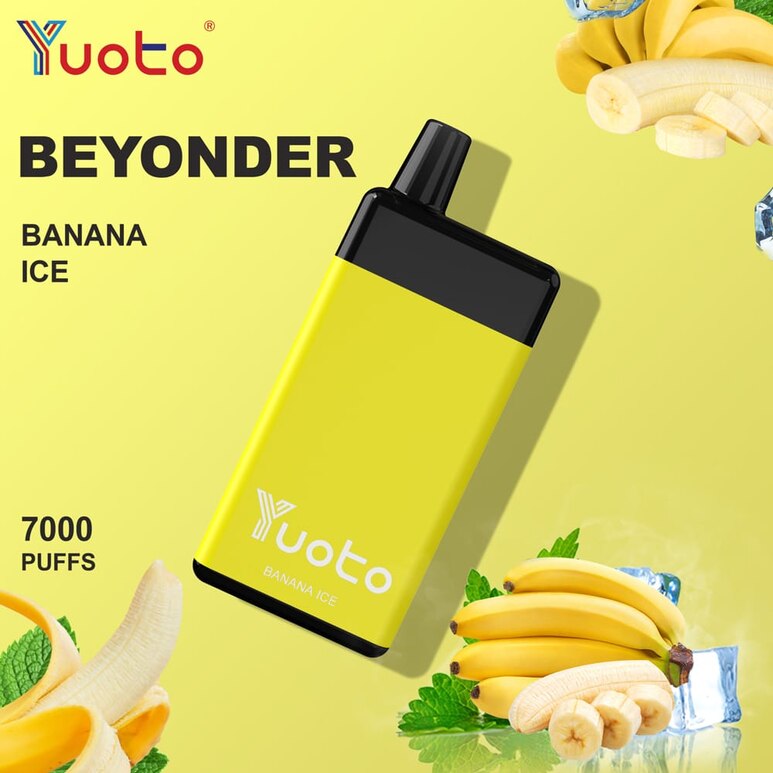 Yuoto Vape Beyonder - Banana Ice - 50mg/ml 7000 Puffs