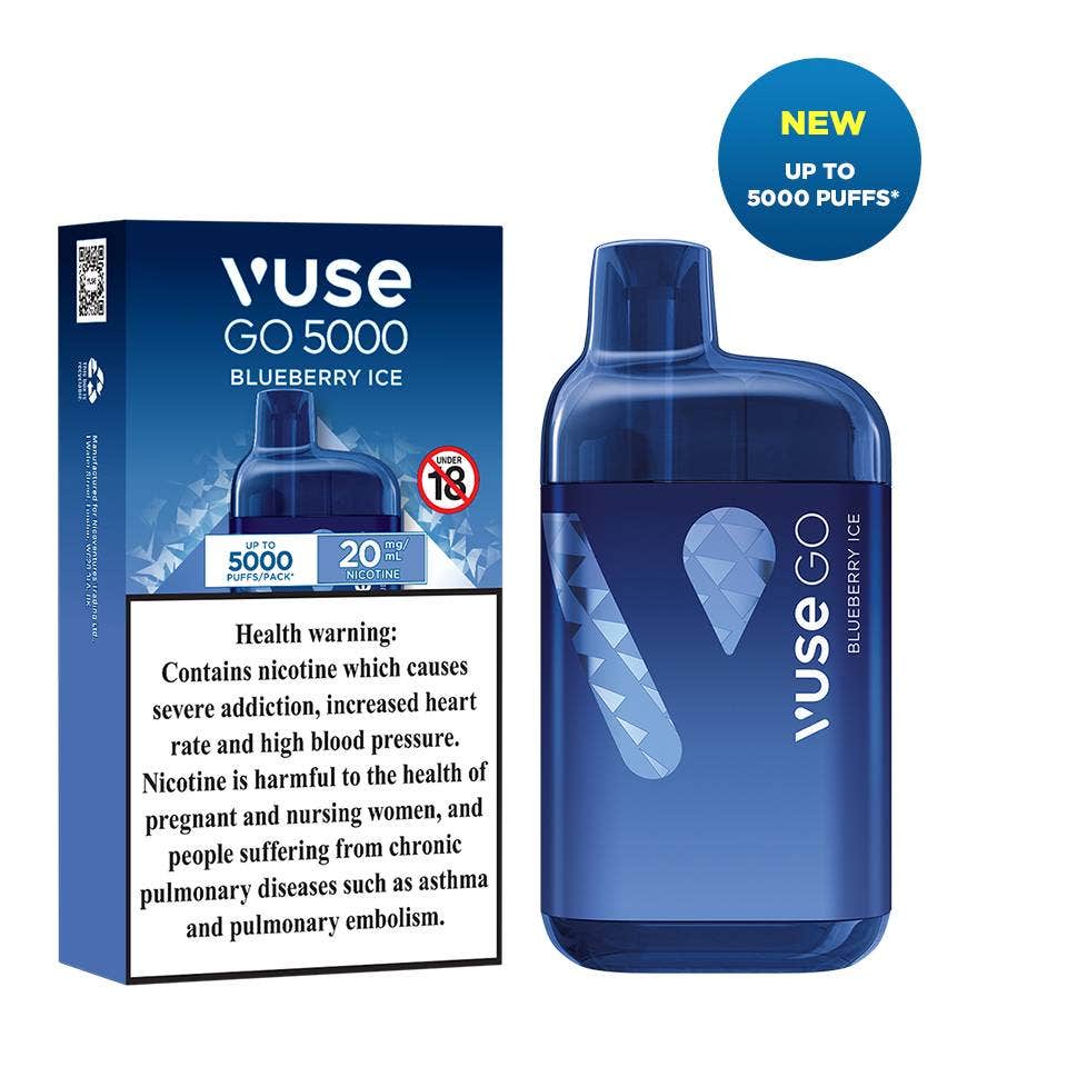 Vuse Go - Blueberry Ice - 20mg/ml 5000 Puffs