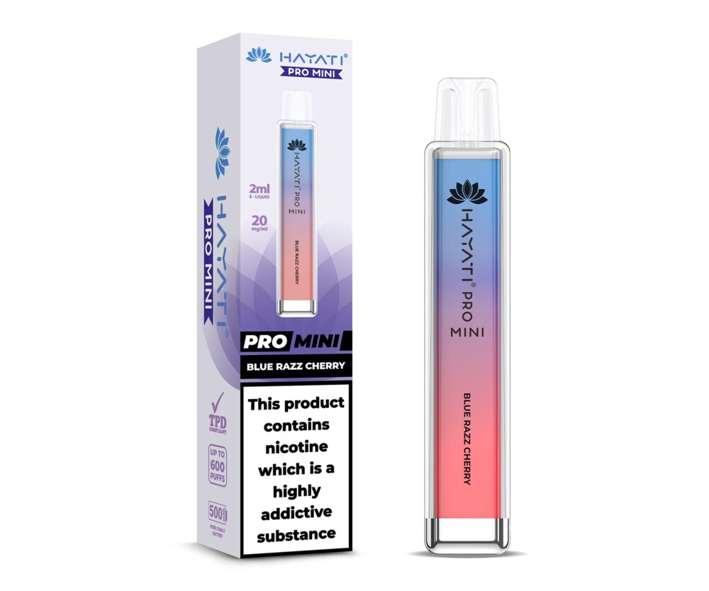 Hayati® Pro Mini - Blue Razz Cherry - 20mg/ml 600 Puffs