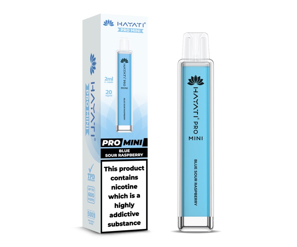 Hayati® Pro Mini - Blue Sour Raspberry - 20mg/ml 600 Puffs