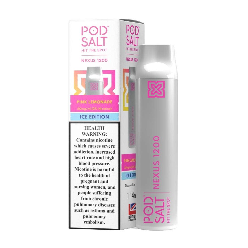 Pod Salt - Nexus Pink Lemonade - 20mg/ml 1200 Puffs