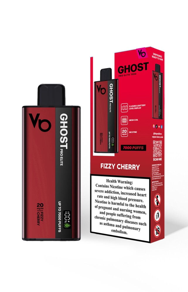 Ghost Pro Elite - Fizzy Cherry - 20mg/ml 7000 Puffs