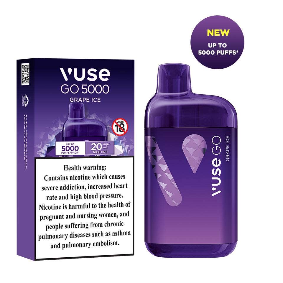 Vuse Go - Grape Ice - 20mg/ml 5000 Puffs