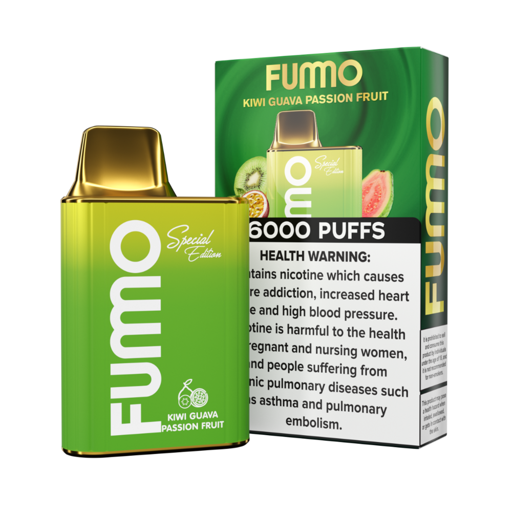 Fummo King - Kiwi Guava Passion Fruit Special Edition - 20mg/ml 6000 Puffs