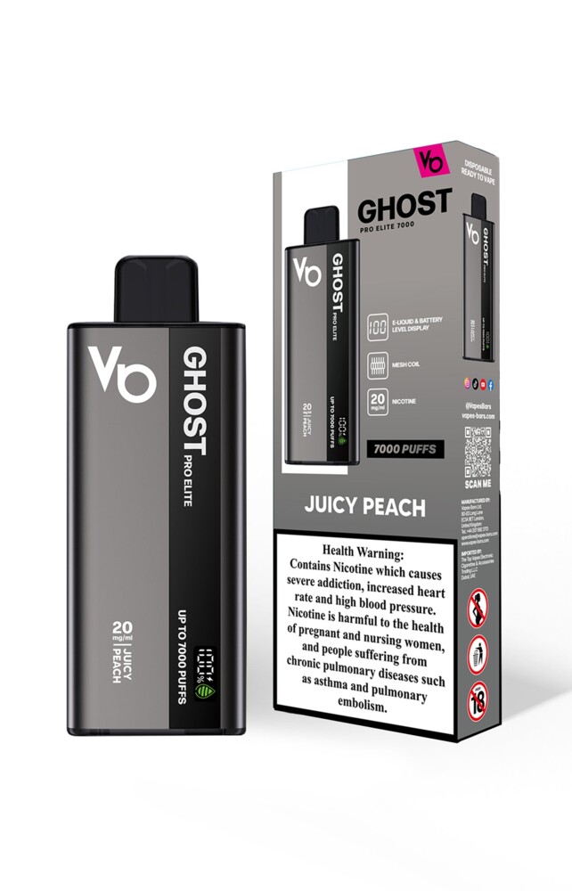 Ghost Pro Elite - Juicy Peach - 20mg/ml 7000 Puffs
