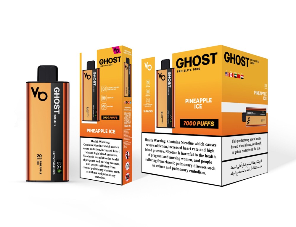 Ghost Pro Elite - Pineapple Ice - 20mg/ml 7000 Puffs