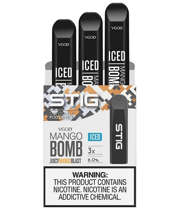 Stig VGOD - Mango Bomb Iced - 60mg/ml 3x200 Puffs