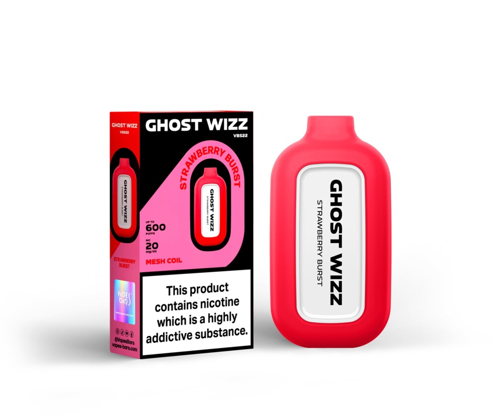 Ghost Wizz - Strawberry Burst - 20mg/ml 600 Puffs