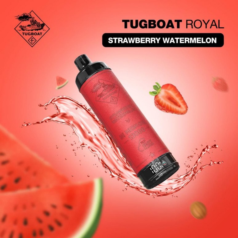 Tugboat Royal - Strawberry Watermelon - 50mg/ml 13000 Puffs
