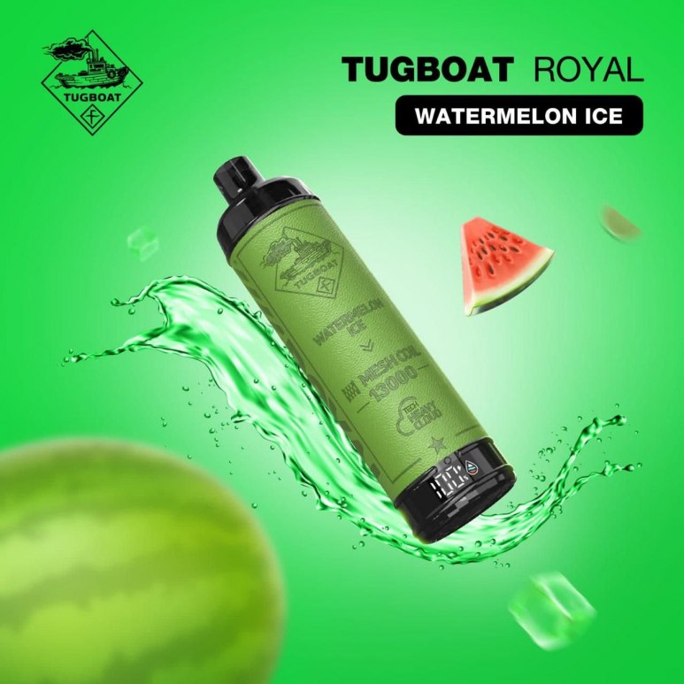 Tugboat Royal - Watermelon Ice - 50mg/ml 13000 Puffs