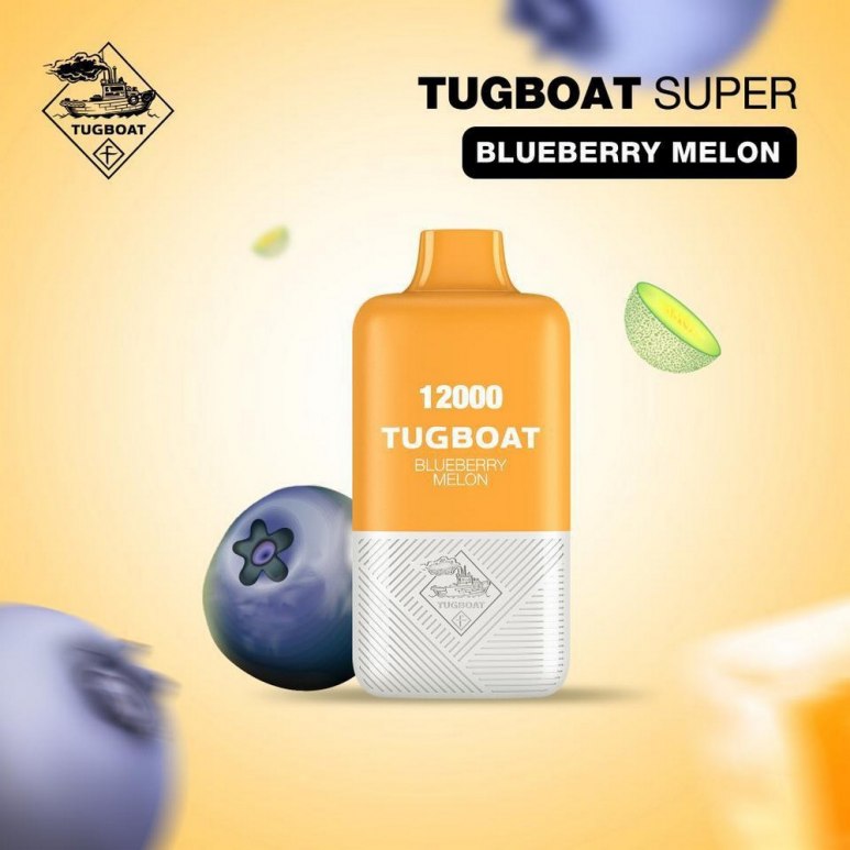 Tugboat Super - Blueberry Melon - 50mg/ml 12000 Puffs