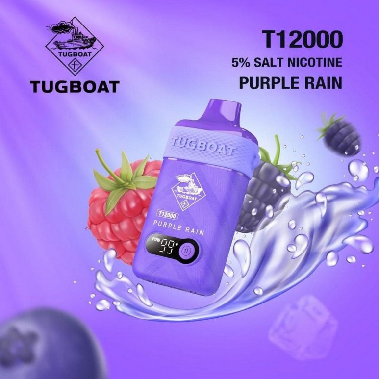 Tugboat T12000 - Purple Rain - 50mg/ml 12000 Puffs