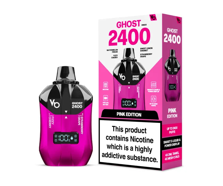 Ghost 2400 - Pink Edition - 20mg/ml 2400 Puffs