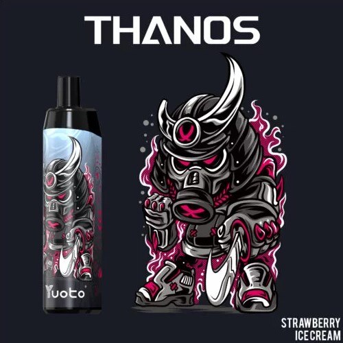 Yuoto Vape Thanos - Strawberry Ice Cream - 50mg/ml 5000 Puffs