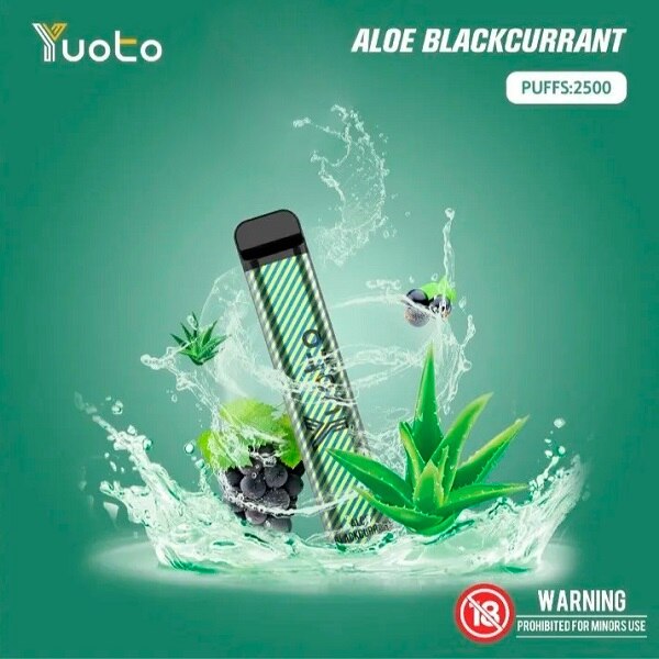 Yuoto Vape XXL - Aloe Blackkurrant - 50mg/ml 2500 Puffs