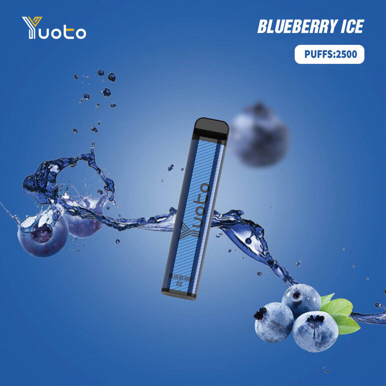Yuoto Vape XXL - Blueberry Ice - 50mg/ml 2500 Puffs
