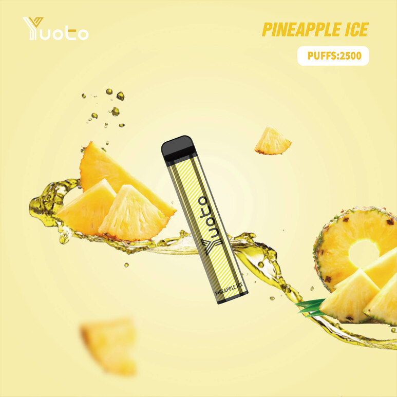 Yuoto Vape XXL - Pineapple Ice - 50mg/ml 2500 Puffs