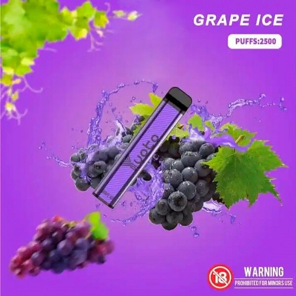 Yuoto Vape XXL - Grape Ice - 50mg/ml 2500 Puffs