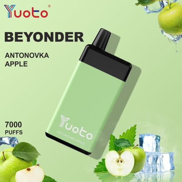 Yuoto Vape Beyonder - Antonovka Apple - 50mg/ml 7000 Puffs