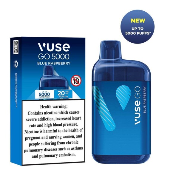 Vuse Go - Blue Raspberry - 20mg/ml 5000 Puffs