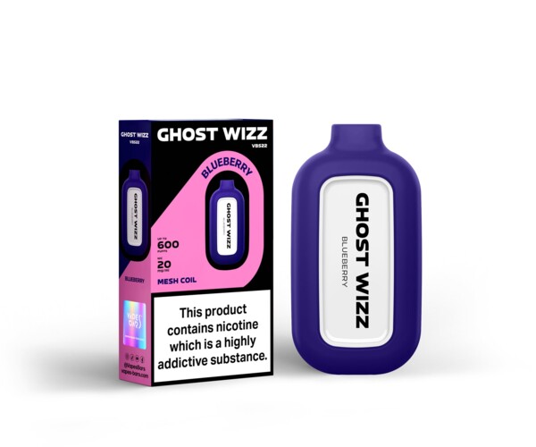 Ghost Wizz - Blueberry - 20mg/ml 600 Puffs