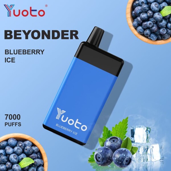 Yuoto Vape Beyonder - Blueberry Ice - 50mg/ml 7000 Puffs