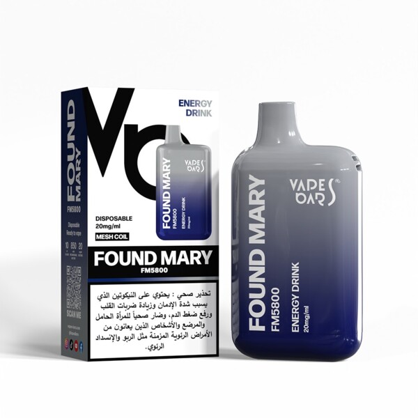 Found Mary - Energy Drink - 20mg/ml 5800 Puffs