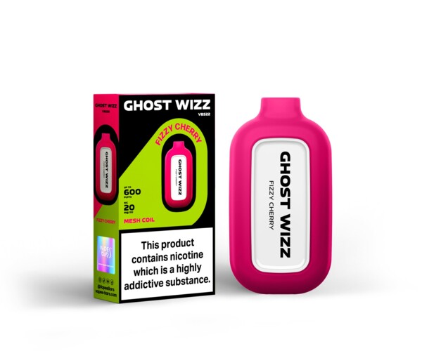 Ghost Wizz - Fizzy Cherry - 20mg/ml 600 Puffs