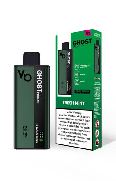 Ghost Pro Elite - Fresh mint - 20mg/ml 7000 Puffs