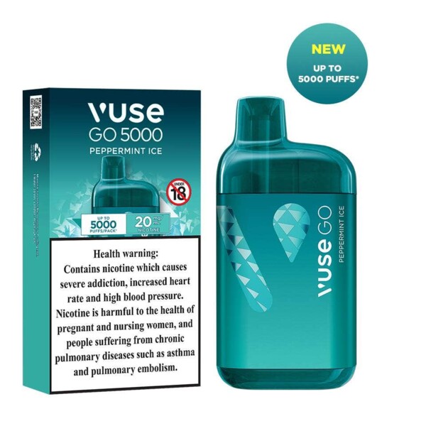 Vuse Go - Peppermint Ice - 20mg/ml 5000 Puffs