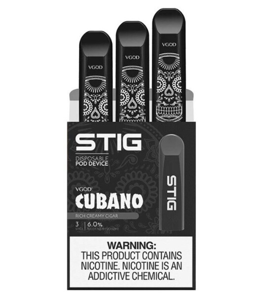 Stig VGOD - Cubano - 60mg/ml 3x200 Puffs