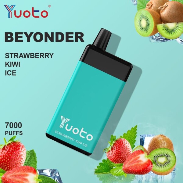 Yuoto Vape Beyonder - Strawberry Kiwi Ice - 50mg/ml 7000 Puffs
