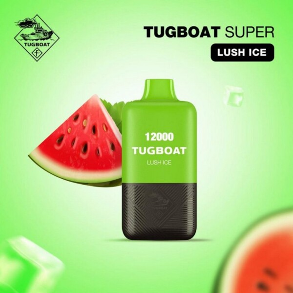 Tugboat Super - Lush Ice - 50mg/ml 12000 Puffs