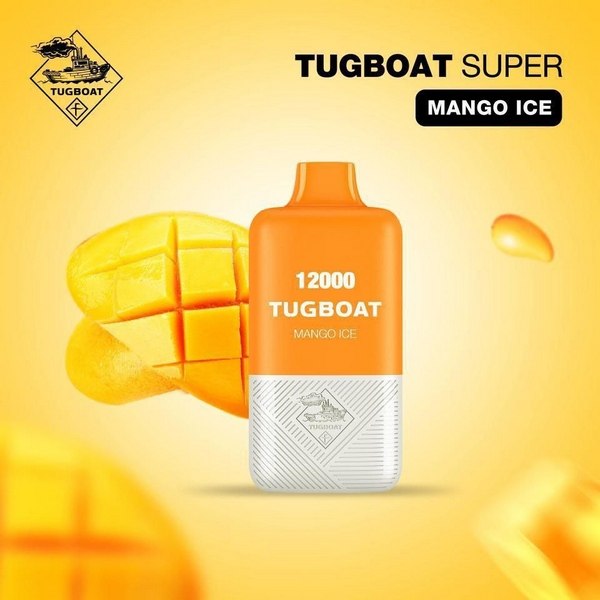 Tugboat Super - Mango Ice - 50mg/ml 12000 Puffs