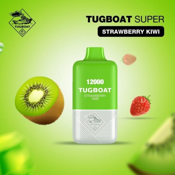 Tugboat Super - Strawberry Kiwi - 50mg/ml 12000 Puffs