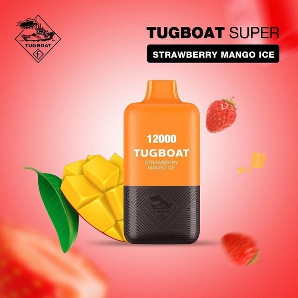 Tugboat Super - Strawberry Mango Ice - 50mg/ml 12000 Puffs