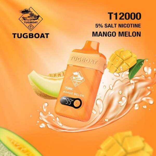 Tugboat T12000 - Mango Melon - 50mg/ml 12000 Puffs