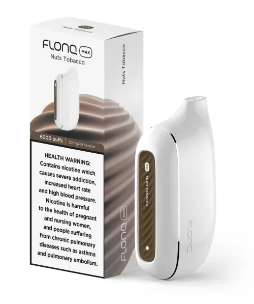 Flonq Max - Nuts Tobacco - 20mg/ml 6000 Puffs