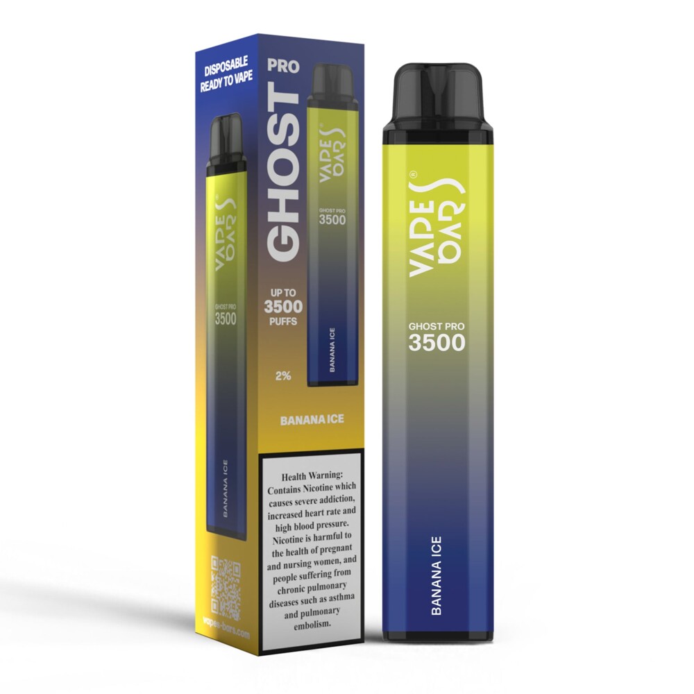 Ghost Pro - Banana Ice - 20mg/ml 3500 Puffs