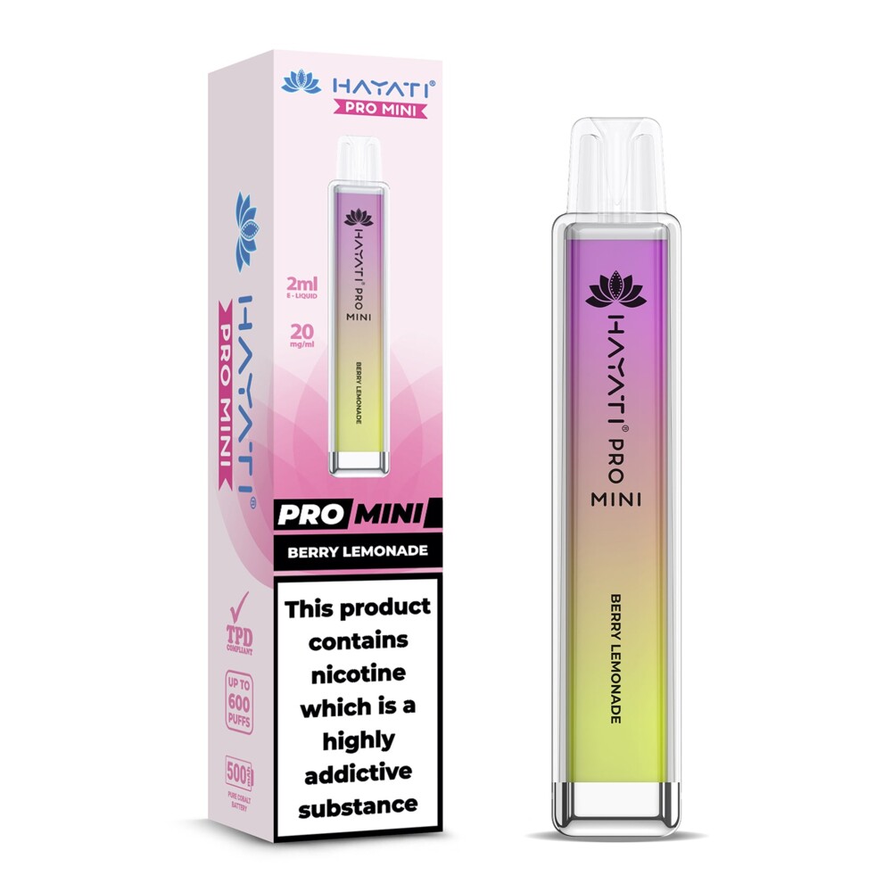 Hayati® Pro Mini - Berry Lemonade - 20mg/ml 600 Puffs