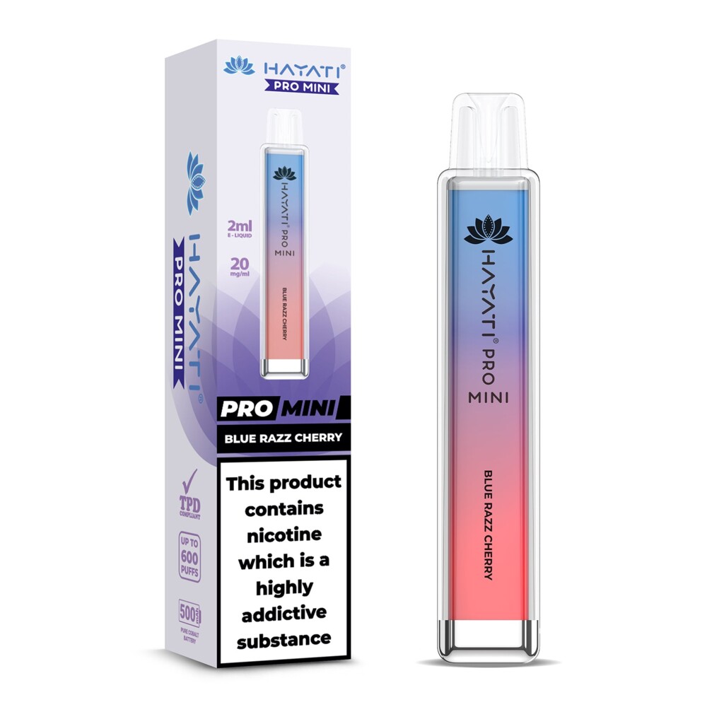 Hayati® Pro Mini - Blue Razz Cherry - 20mg/ml 600 Puffs