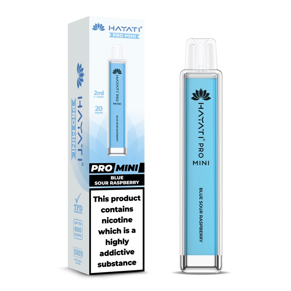 Hayati® Pro Mini - Blue Sour Raspberry - 20mg/ml 600 Puffs