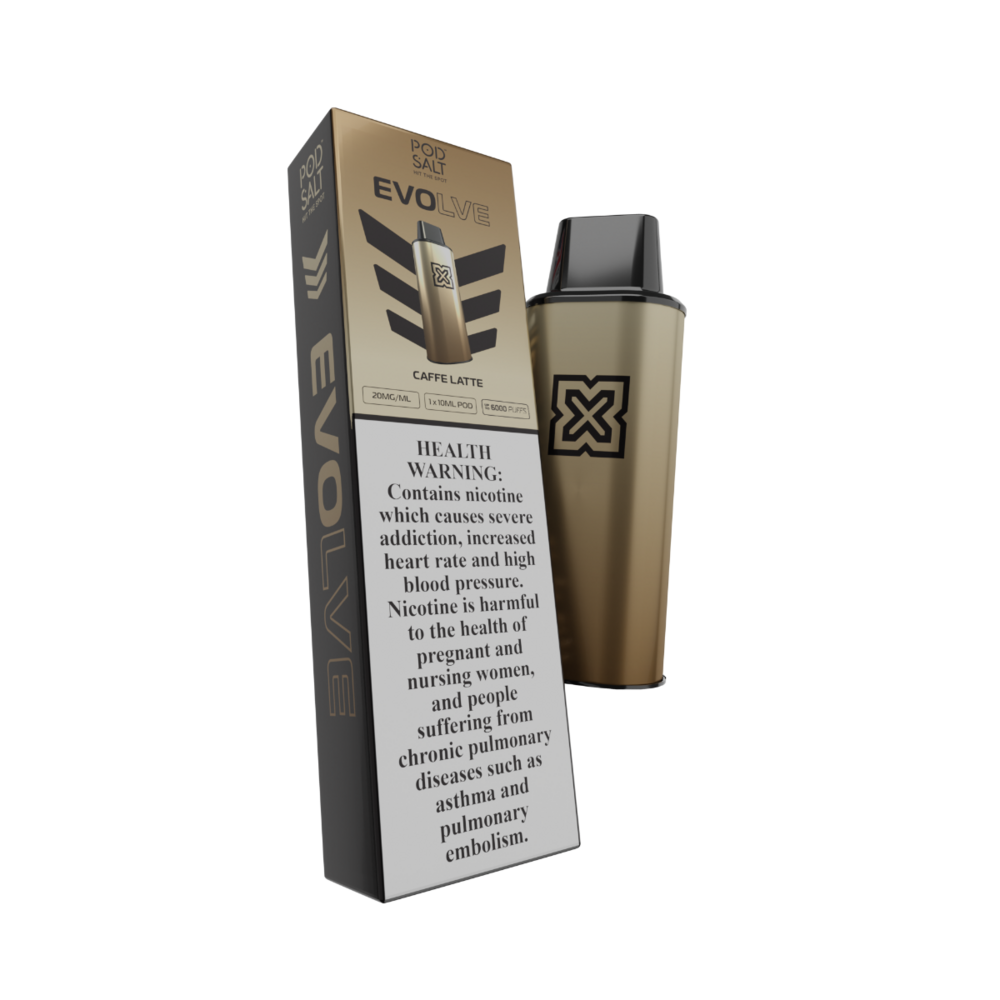 Pod Salt - Evolve Caffe Latte - 20mg/ml 6000 Puffs