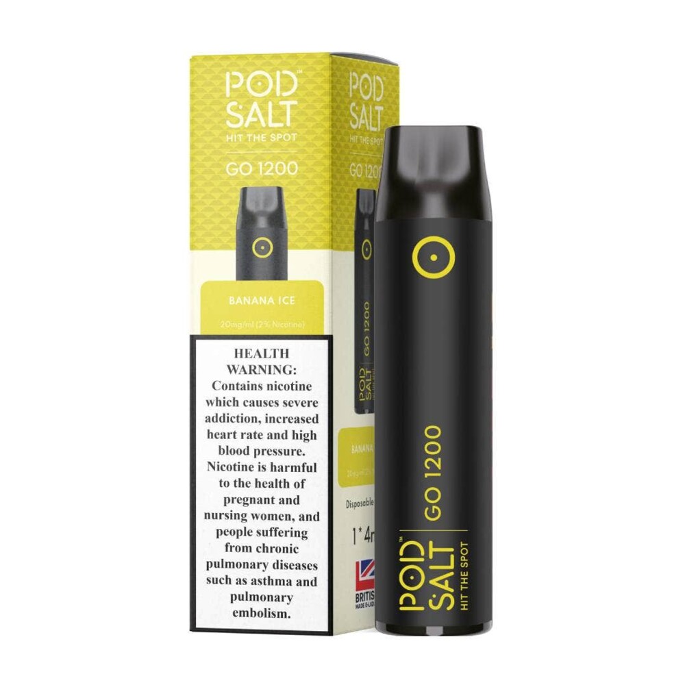 Pod Salt - Go Banana Ice - 20mg/ml 1200 Puffs