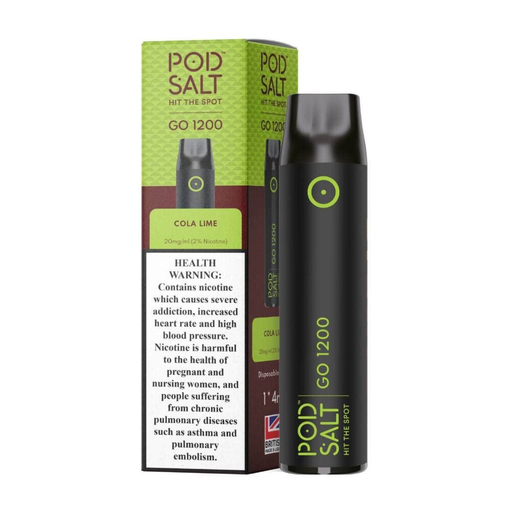 Pod Salt - Go Cola Lime - 20mg/ml 1200 Puffs