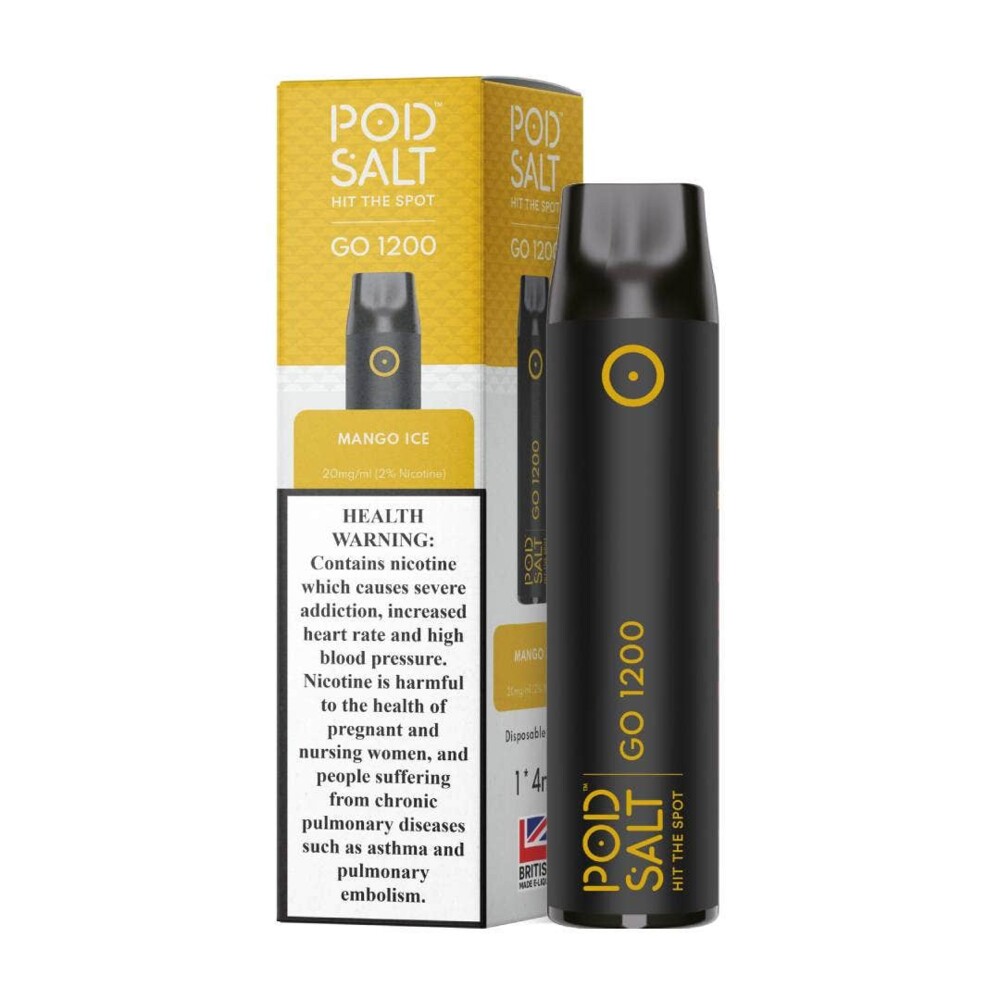 Pod Salt - Go Mango Ice - 20mg/ml 1200 Puffs