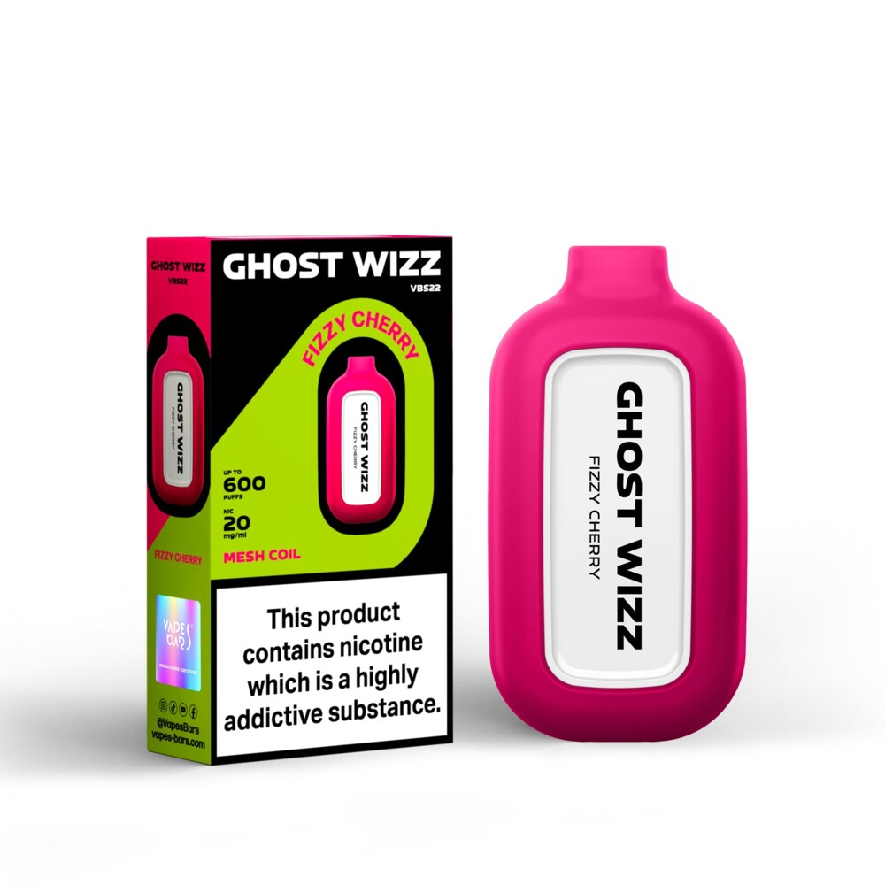 Ghost Wizz - Fizzy Cherry - 20mg/ml 600 Puffs