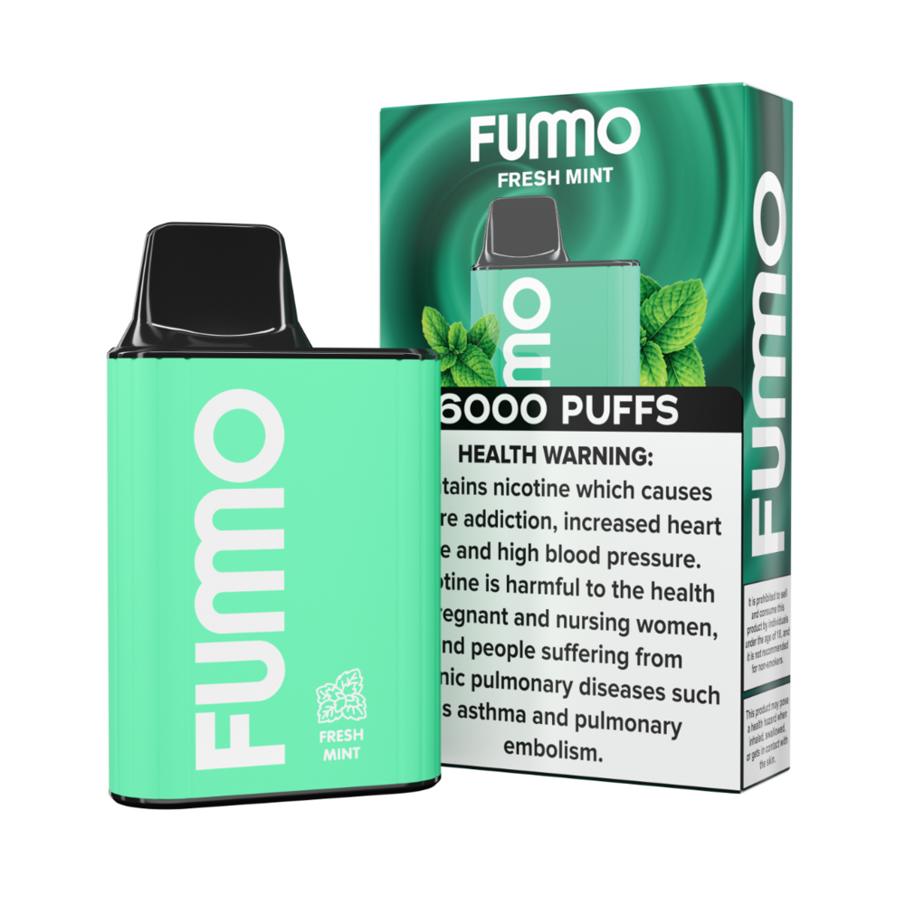 Fummo King - Fresh Mint - 20mg/ml 6000 Puffs