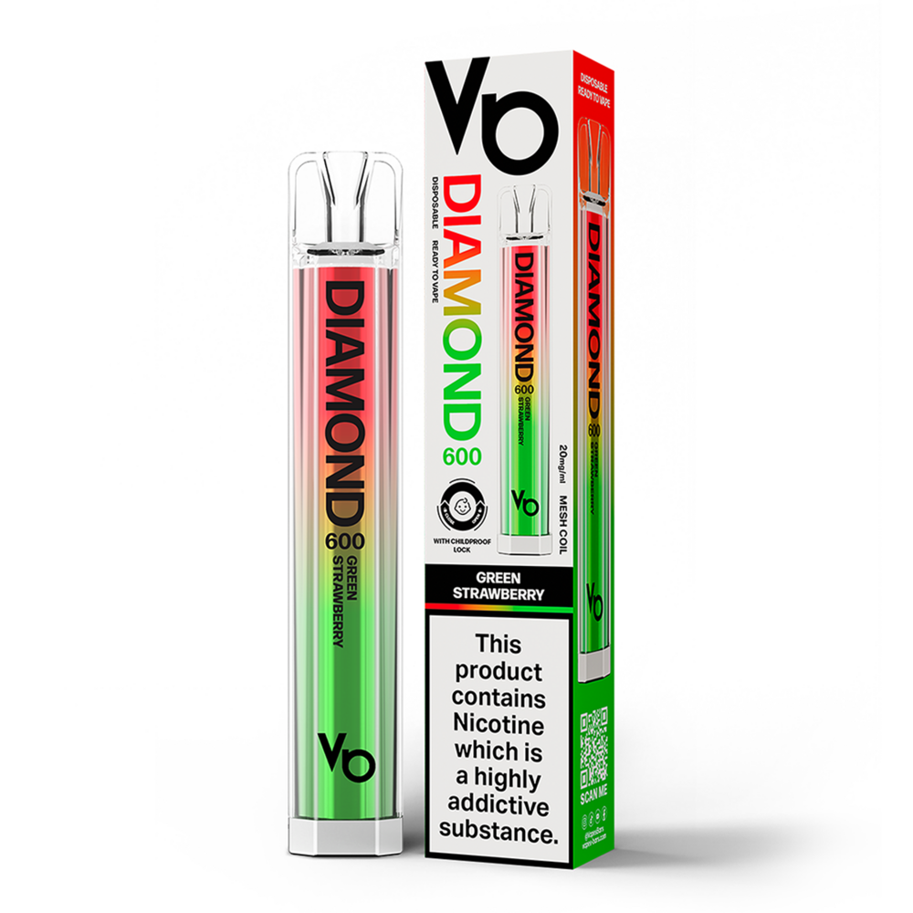 Diamond - Green Strawberry - 20mg/ml 600 Puffs