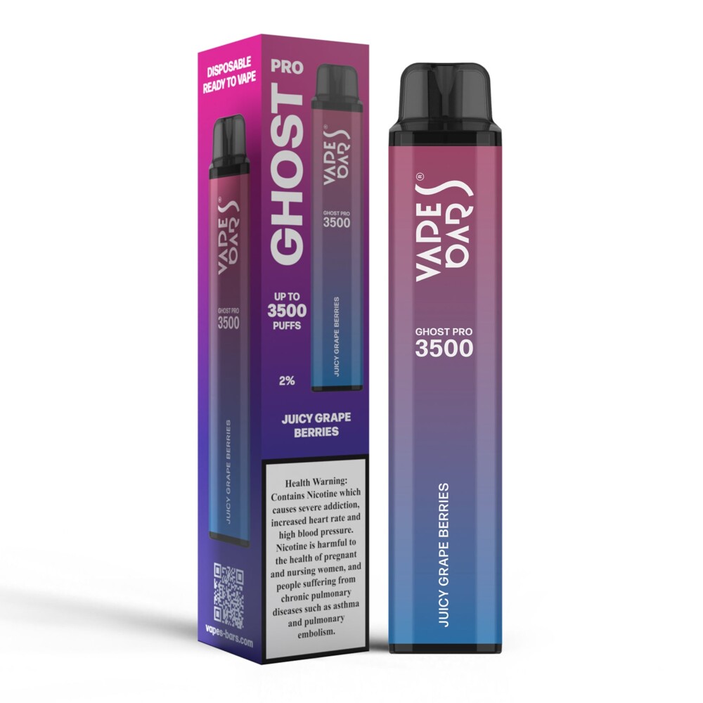 Ghost Pro - Juicy Grape Berries - 20mg/ml 3500 Puffs